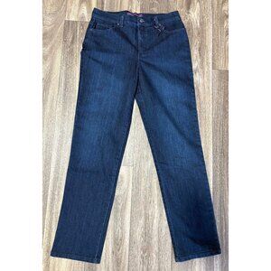 NWT Gloria Vanderbilt Original Slimming Jean Amanda Blue Women's 8 Average Stret